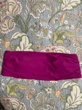 J. Crew Fuchsia Strapless Bandeau Top L